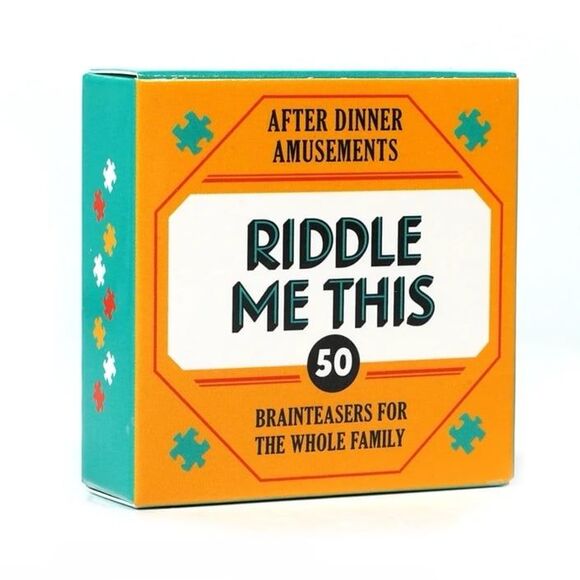 Riddle Me This Card Game Family Game Night Brainteasers - Picture 4 of 5